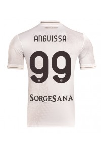 SSC Napoli Frank Anguissa #99 Jalkapallovaatteet Vieraspaita 2025-26 Lyhythihainen